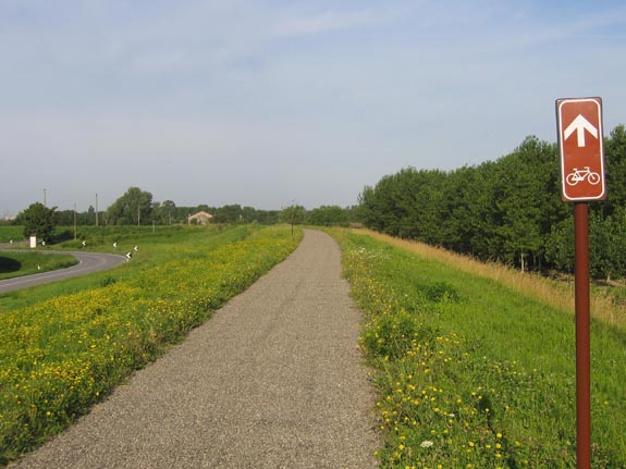 Brescello - Bicycle road